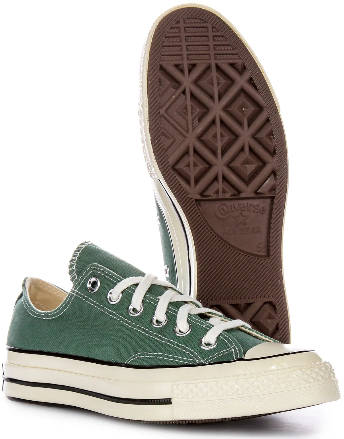 Converse Chuck 70s Low A06524C in grünen Schuhen Converse