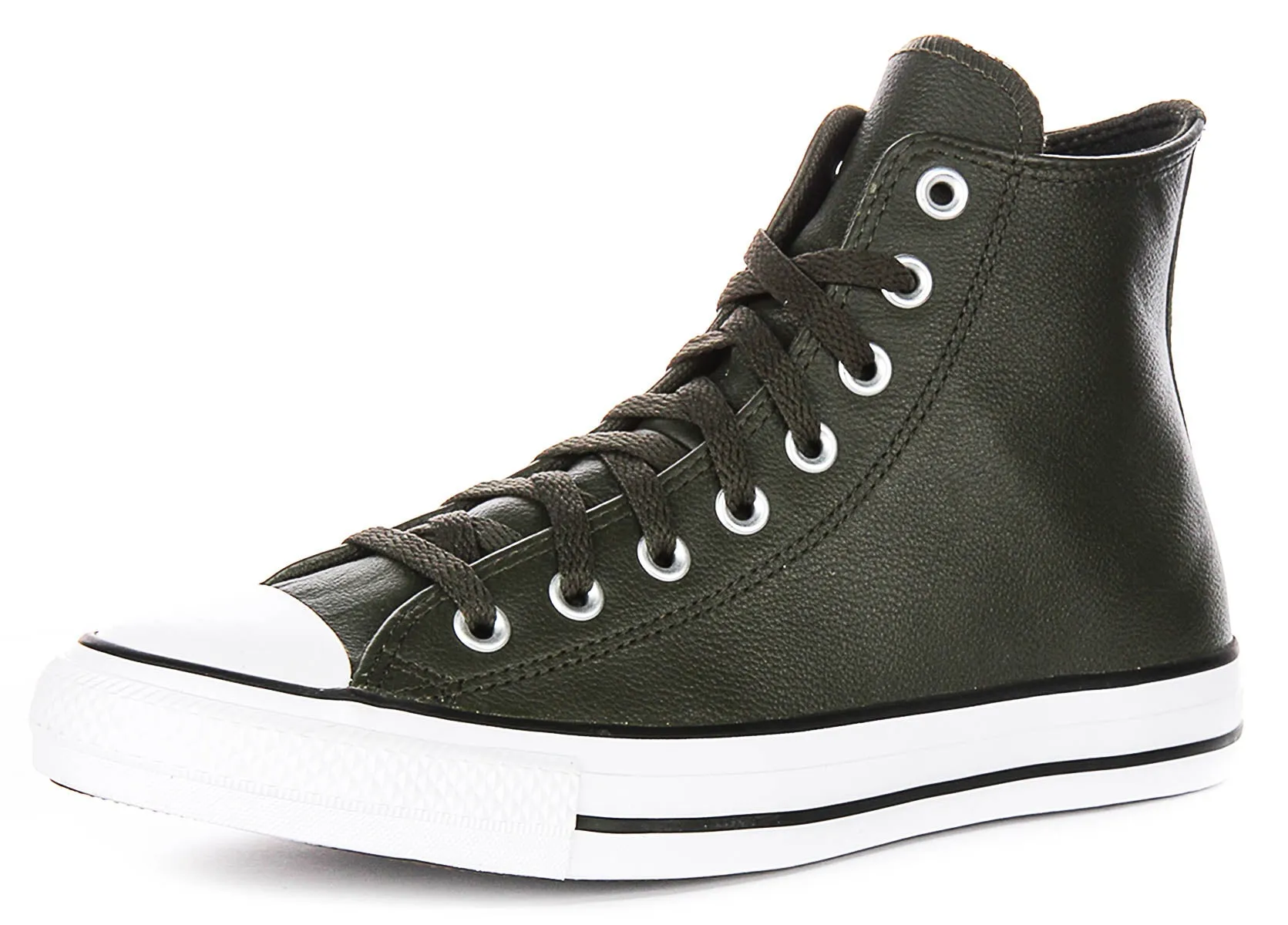 Converse Chuck Taylor A09481C High in olivgrünem Leder