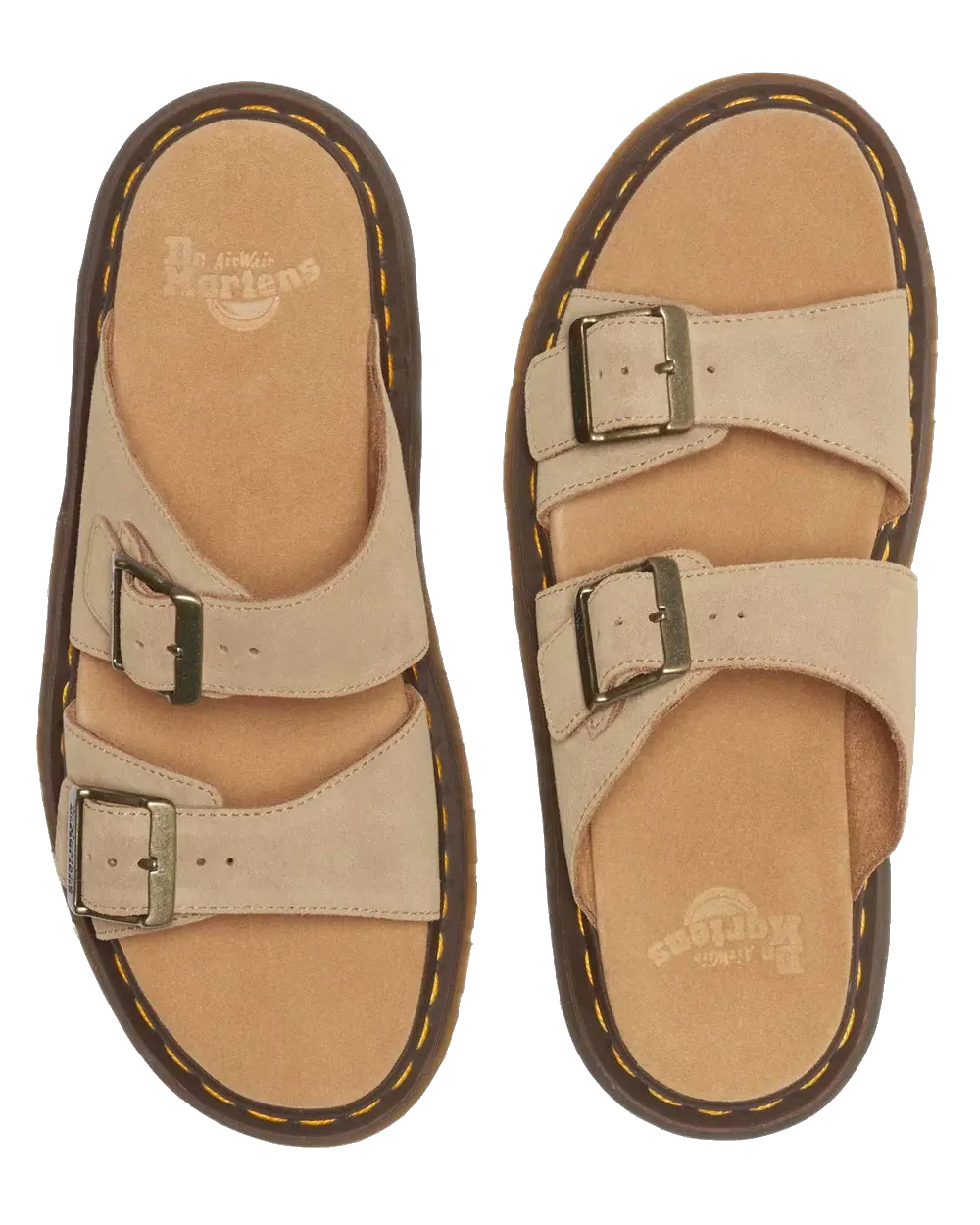 Dr. Martens Schuhe Josef Bronx Wildleder Sandalen in Savannah Braun