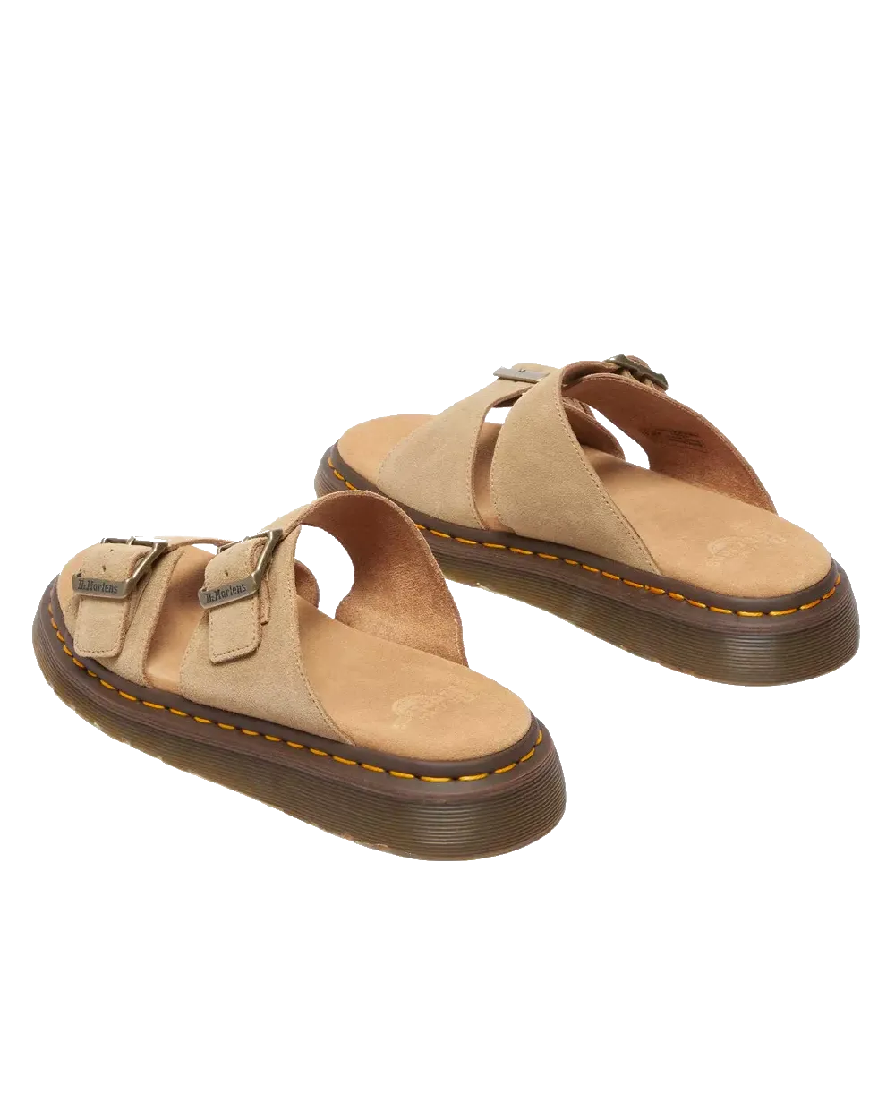 Dr. Martens Schuhe Josef Bronx Wildleder Sandalen in Savannah Braun