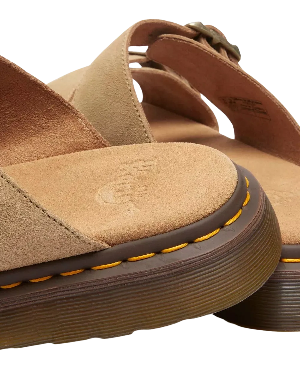 Dr. Martens Schuhe Josef Bronx Wildleder Sandalen in Savannah Braun