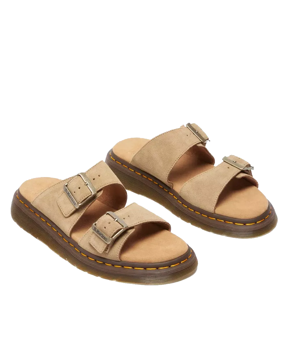Dr. Martens Schuhe Josef Bronx Wildleder Sandalen in Savannah Braun