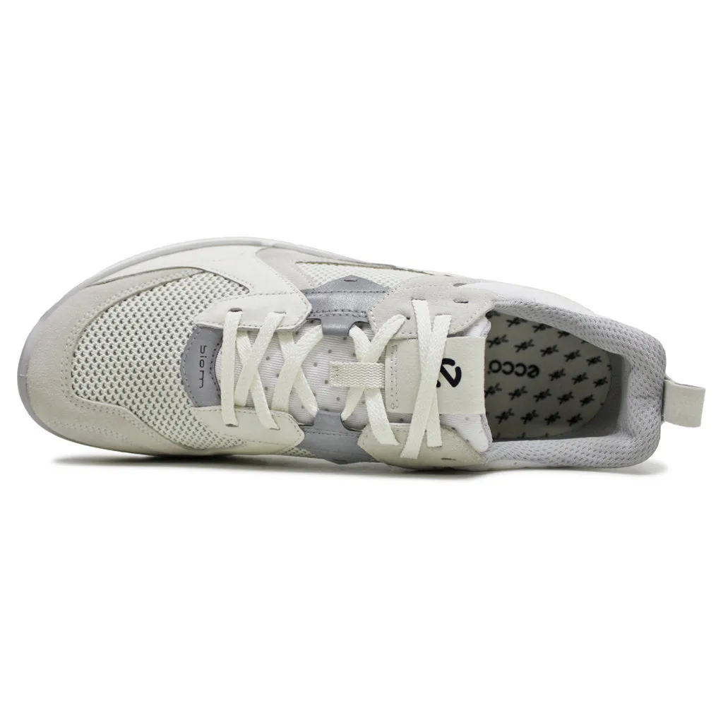 Ecco Biom 2.2 Leder Textil Herren Low Top Turnschuhe Ecco Schuhe
