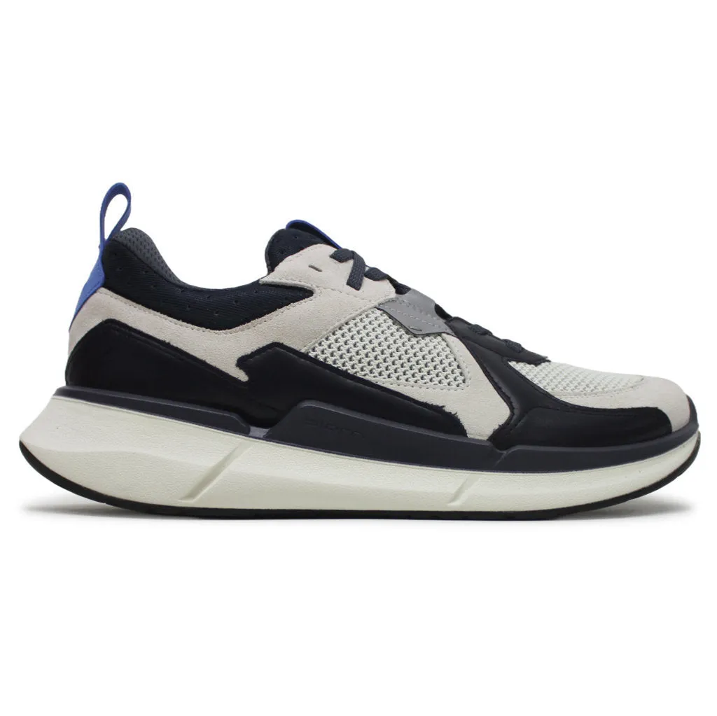 Ecco Biom 2.2 Leder Textil Herren Low Top Turnschuhe Ecco Schuhe