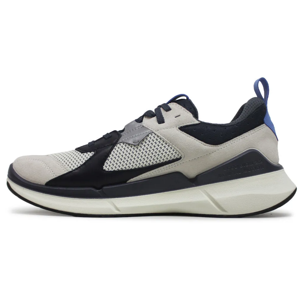 Ecco Biom 2.2 Leder Textil Herren Low Top Turnschuhe Ecco Schuhe