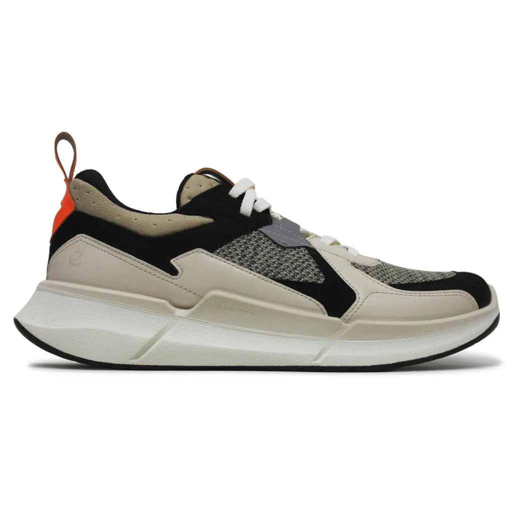 Ecco Biom 2.2 Leder Textil Herren Low Top Turnschuhe Ecco Schuhe