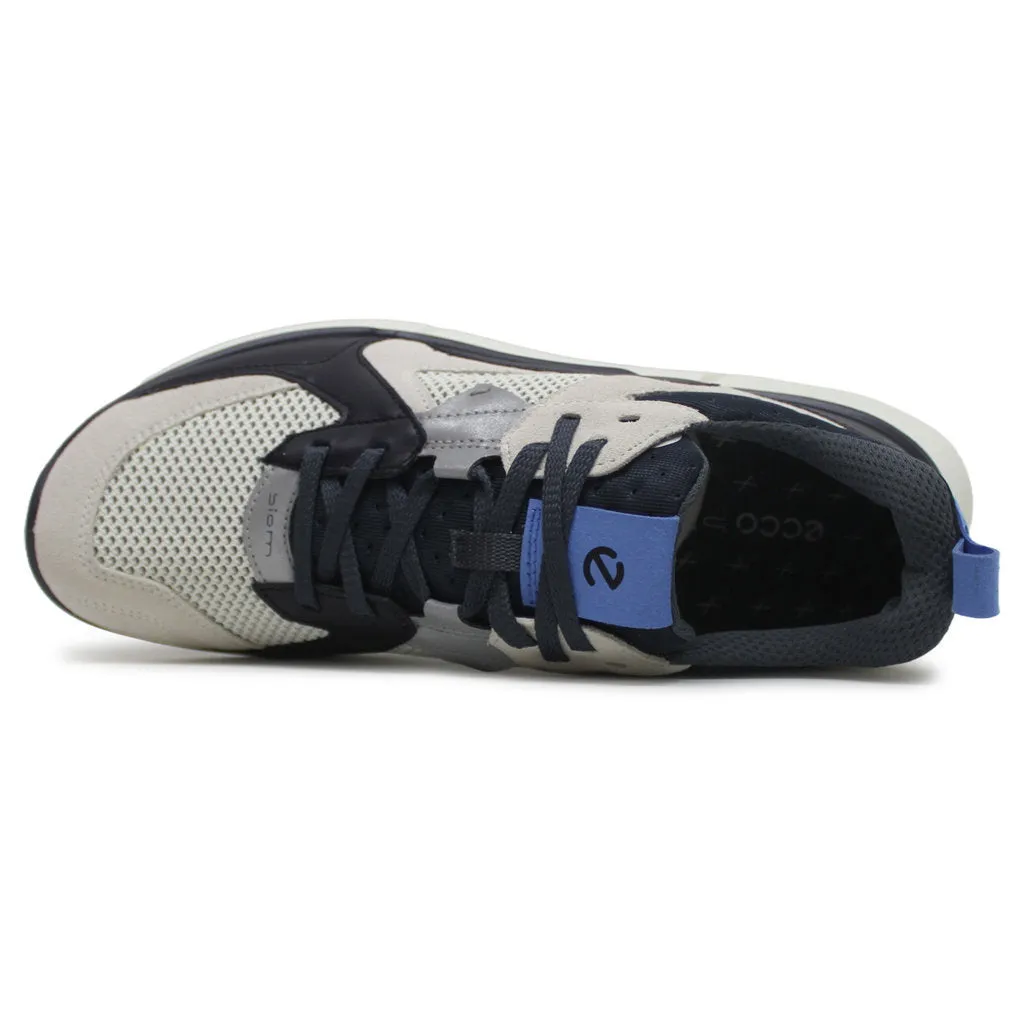 Ecco Biom 2.2 Leder Textil Herren Low Top Turnschuhe Ecco Schuhe