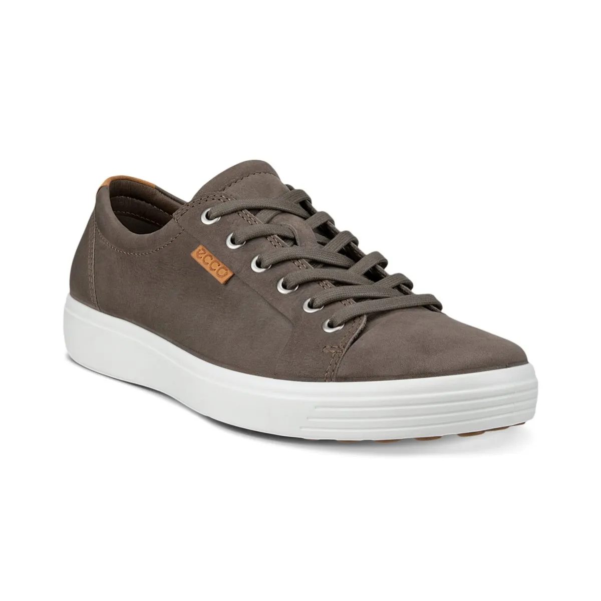 Ecco Herren Soft 7 Sneaker Grau Nubuk