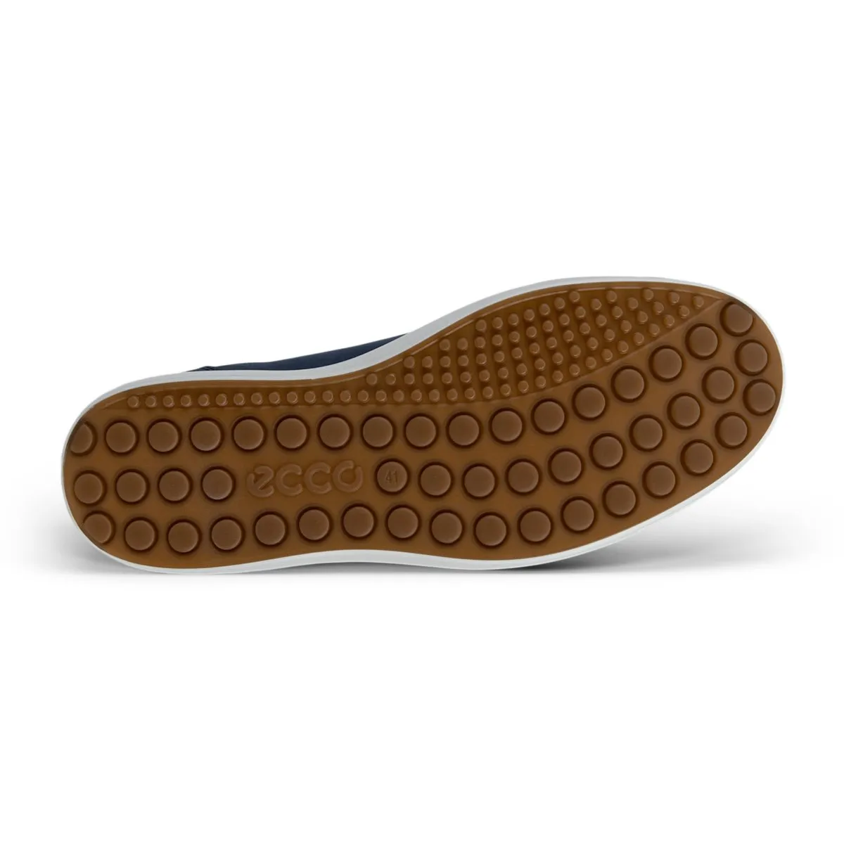 Ecco Herren Soft 7 Sneaker Marine/Löwe Nubuk