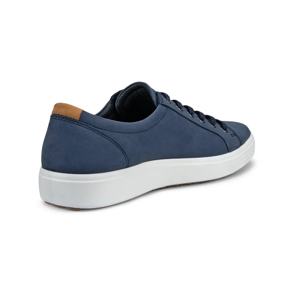 Ecco Herren Soft 7 Sneaker Marine/Löwe Nubuk