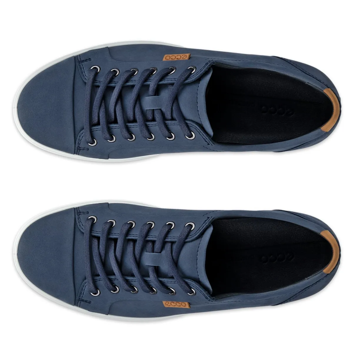 Ecco Herren Soft 7 Sneaker Marine/Löwe Nubuk