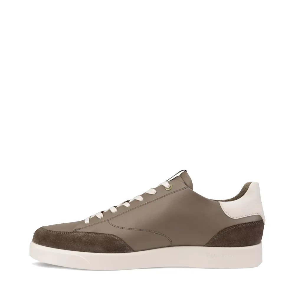Ecco Herren Street Lite Court Sneakers in Dunkelbraun/Taupe