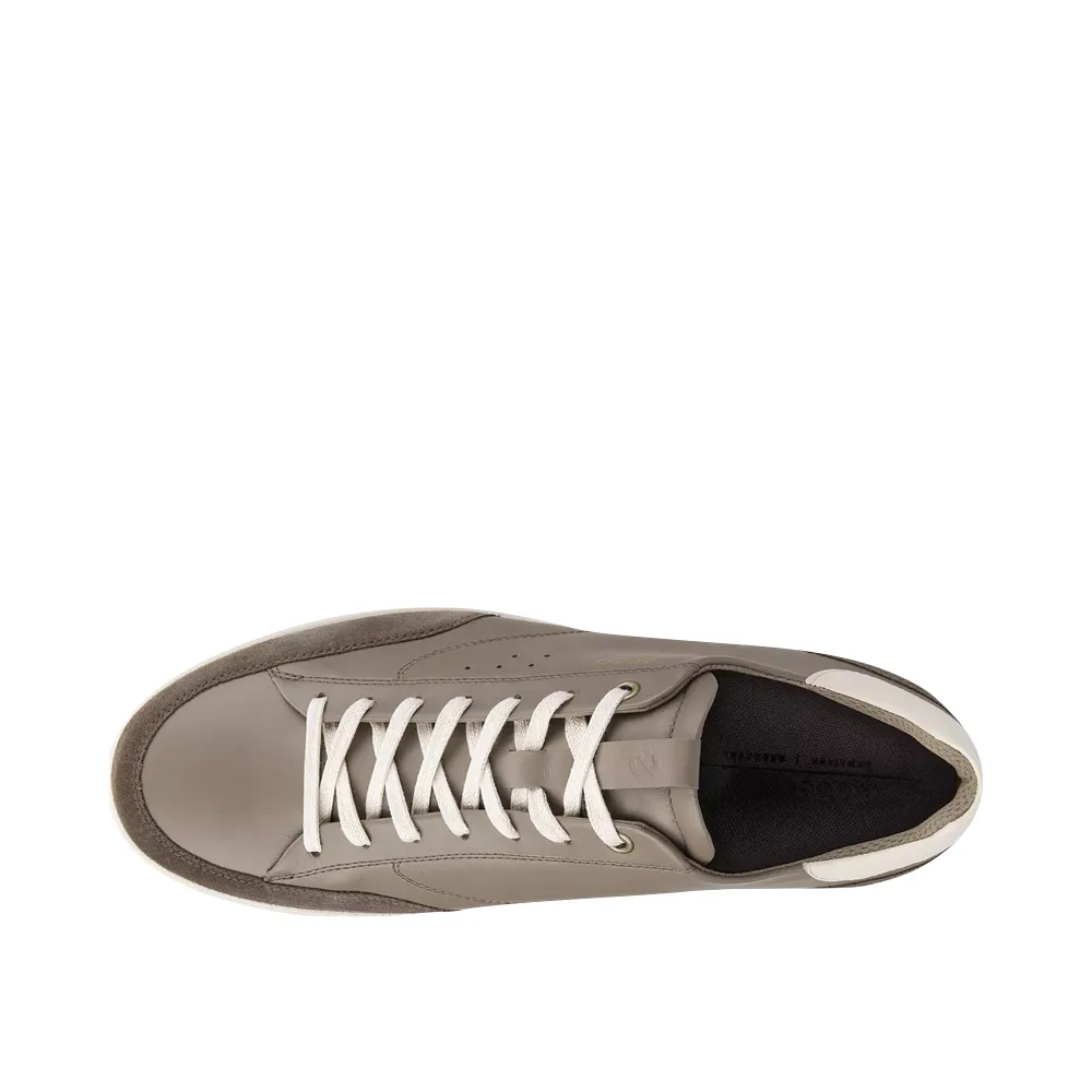 Ecco Herren Street Lite Court Sneakers in Dunkelbraun/Taupe