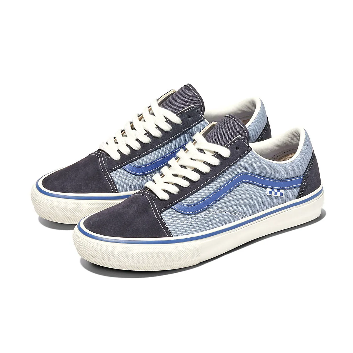 Elijah Berle Skate Old Skool 'Staubiges Blau'