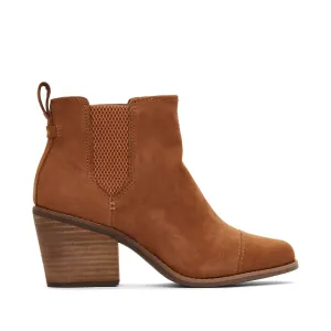 Everly Tan Nubuck Stiefel mit Absatz