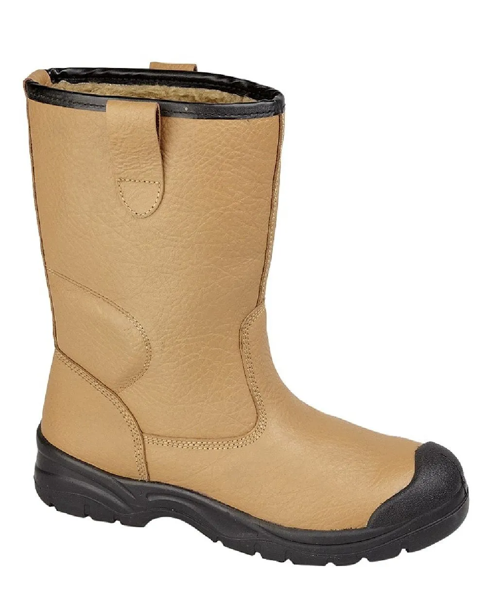 Grafters Herren Sicherheitsstiefel mit offener Kappe und Rigger-Sohle Grafters Schuhe