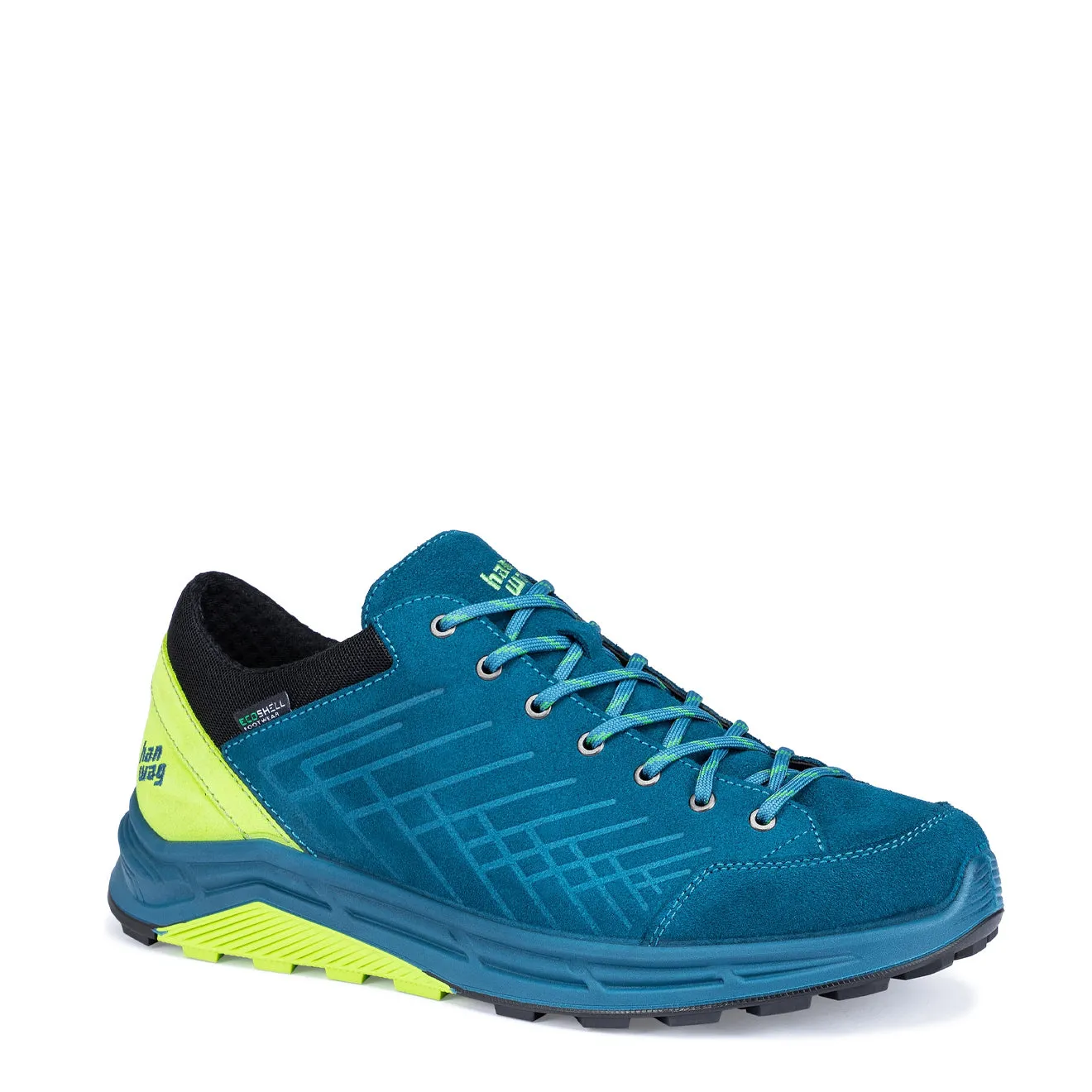 Hanwag Coastrock Low ES Schuh Seeblau / Schwefelgelb