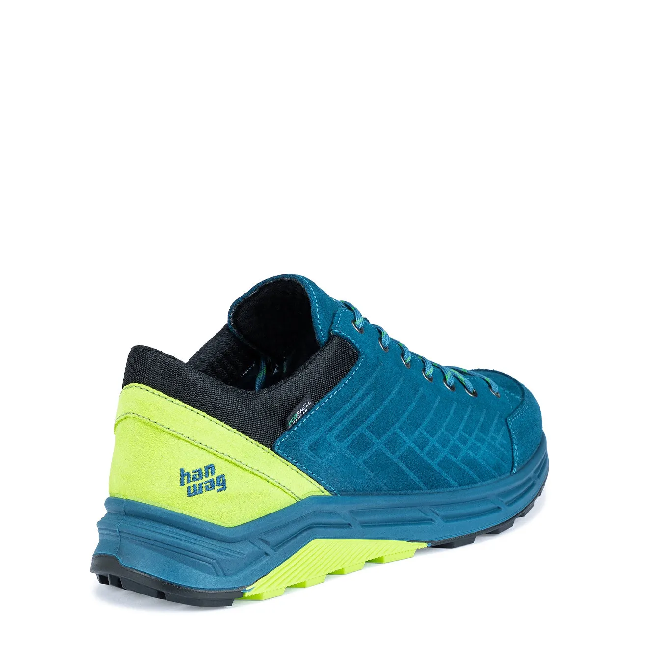 Hanwag Coastrock Low ES Schuh Seeblau / Schwefelgelb