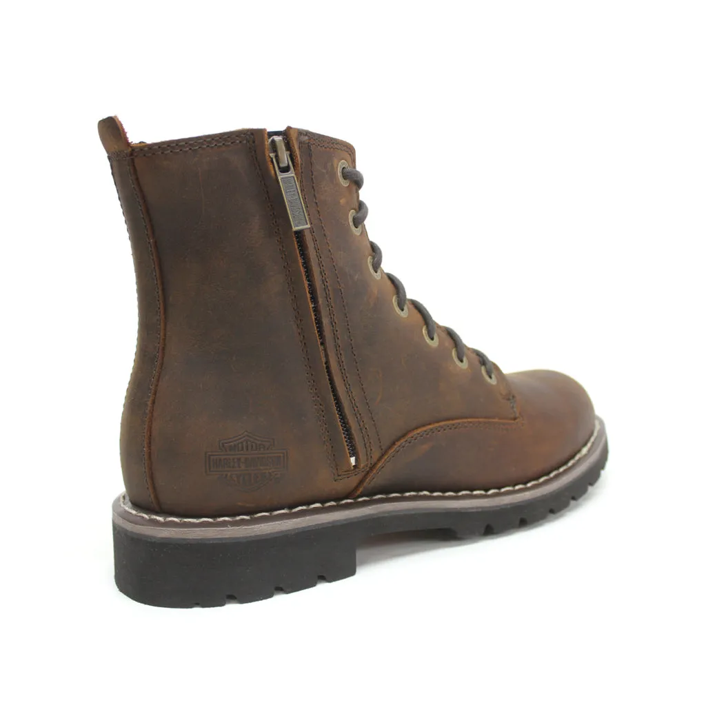 Harley Davidson Winslow Herren-Schnürstiefel aus Vollrindleder