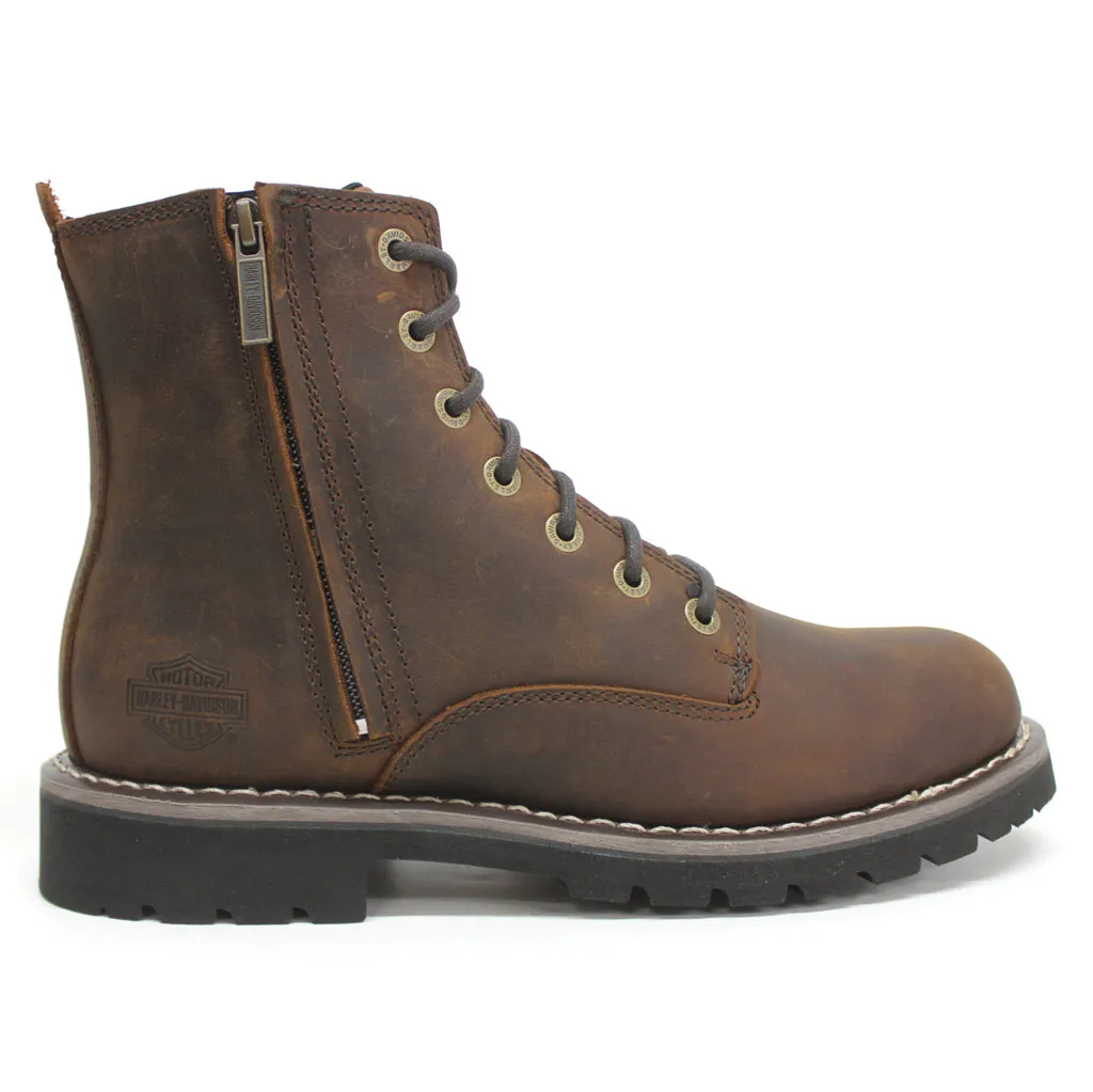 Harley Davidson Winslow Herren-Schnürstiefel aus Vollrindleder