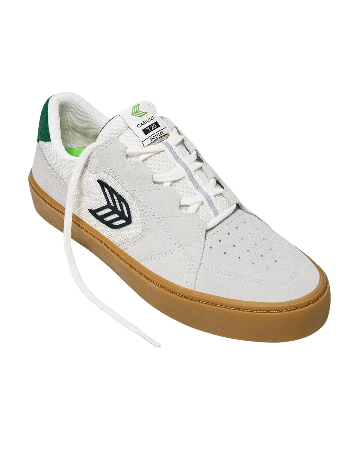 Hoefler T20 Pro Schuhe in Rauchweiß Gummi, Grün & Schwarz