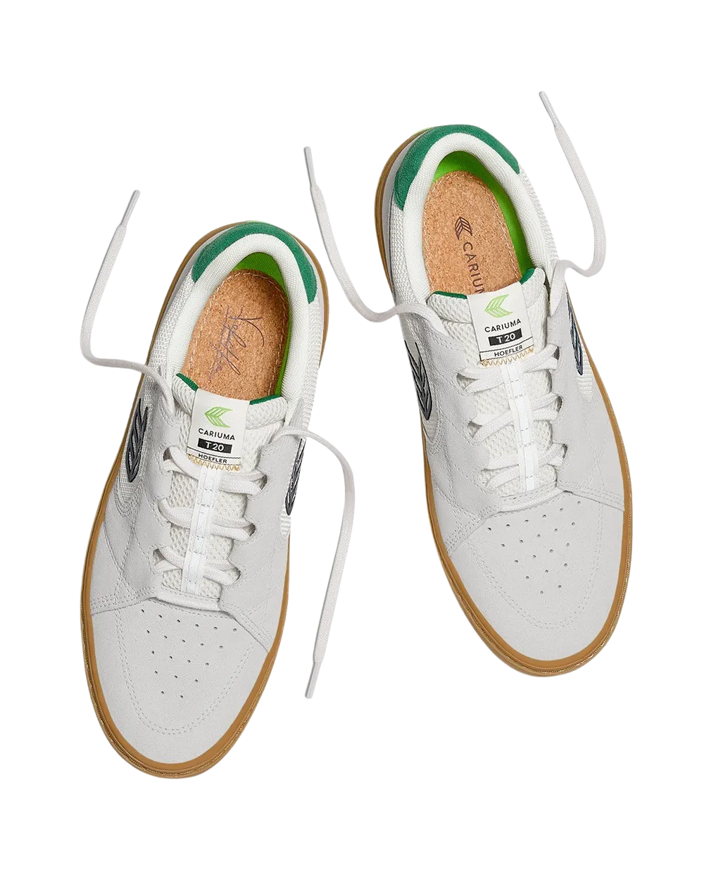 Hoefler T20 Pro Schuhe in Rauchweiß Gummi, Grün & Schwarz