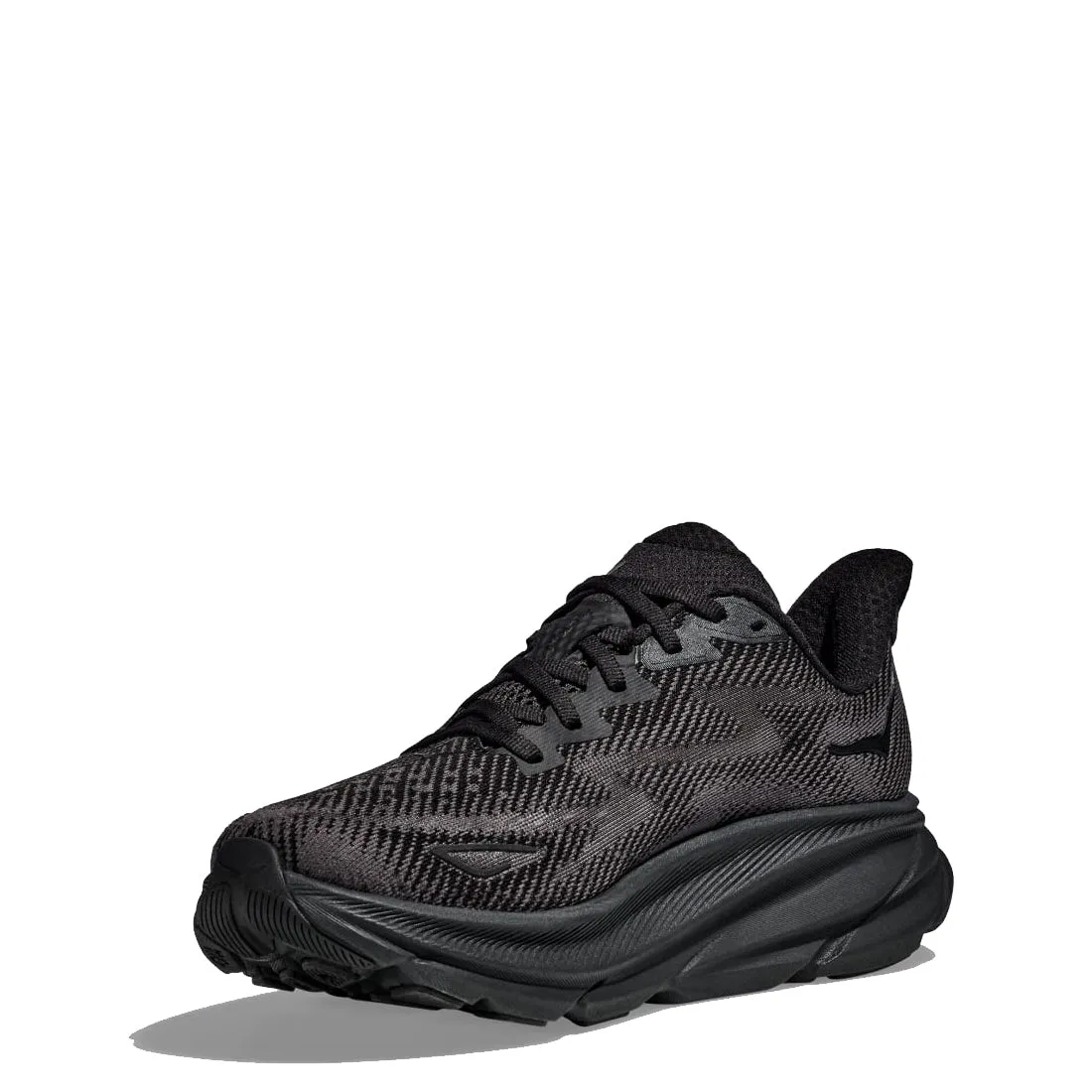 Hoka Clifton 9 Laufschuhe Schwarz / Schwarz