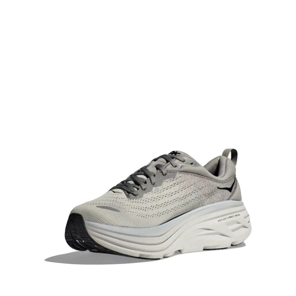 Hoka Herren Bondi 8 Laufschuh in Sharkskin/Harbor Mist