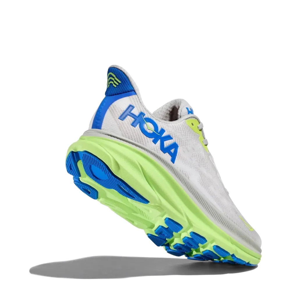 Hoka Herren Clifton 9 Sneaker in Sternenstaub/Elektrisches Kobalt