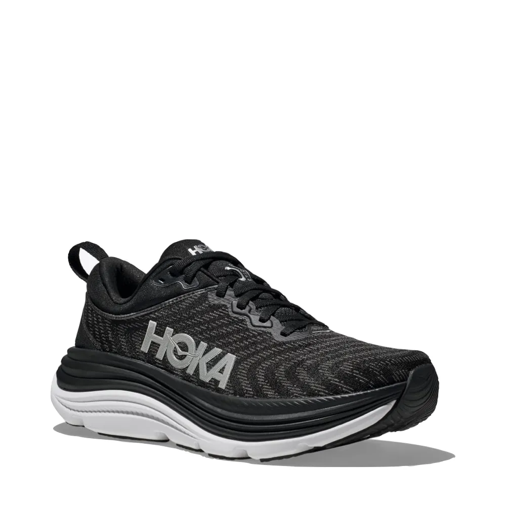 Hoka Herren Gaviota 5 Laufschuh in Schwarz/Weiß