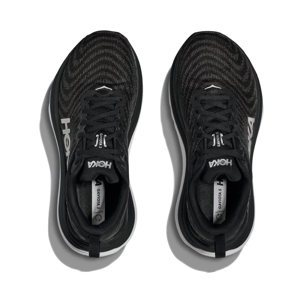 Hoka Herren Gaviota 5 Laufschuh in Schwarz/Weiß