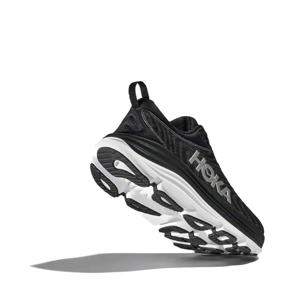 Hoka Herren Gaviota 5 Laufschuh in Schwarz/Weiß