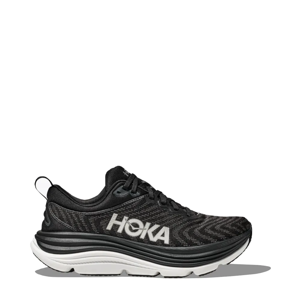 Hoka Herren Gaviota 5 Laufschuh in Schwarz/Weiß