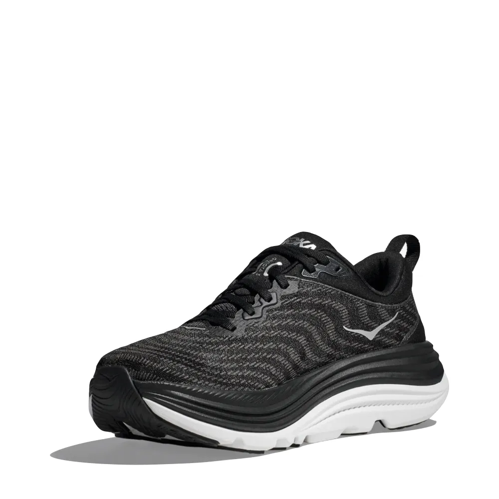 Hoka Herren Gaviota 5 Laufschuh in Schwarz/Weiß