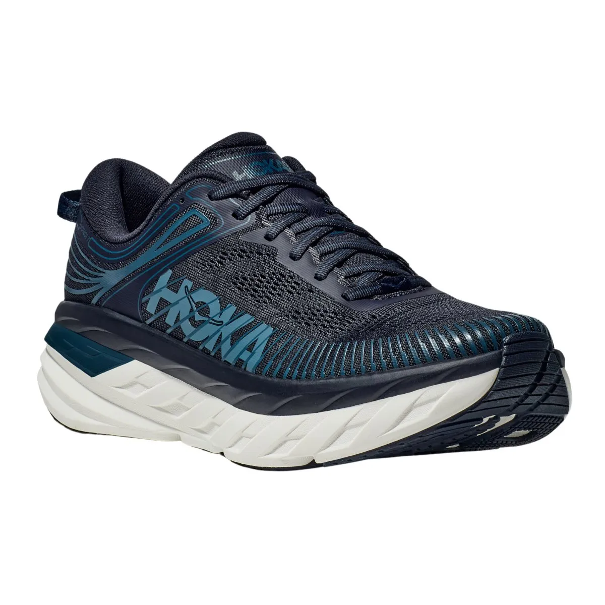 Hoka One One Herren Bondi 7 Weltraum/Weiß