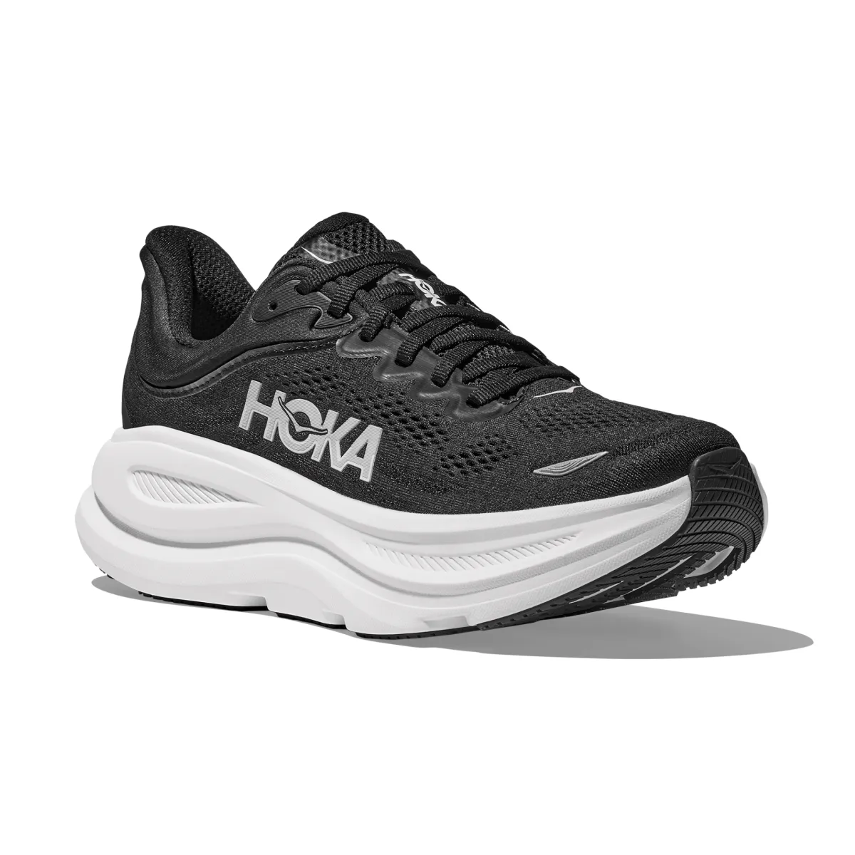 Hoka One One Herren Bondi 9 Schwarz/Weiß
