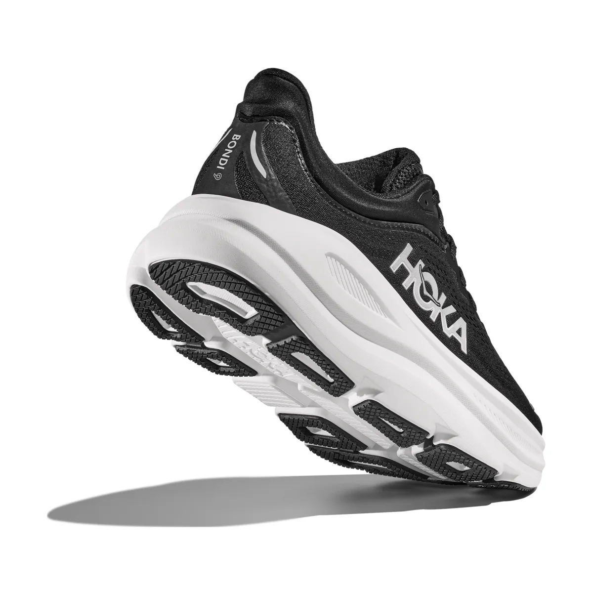 Hoka One One Herren Bondi 9 Schwarz/Weiß