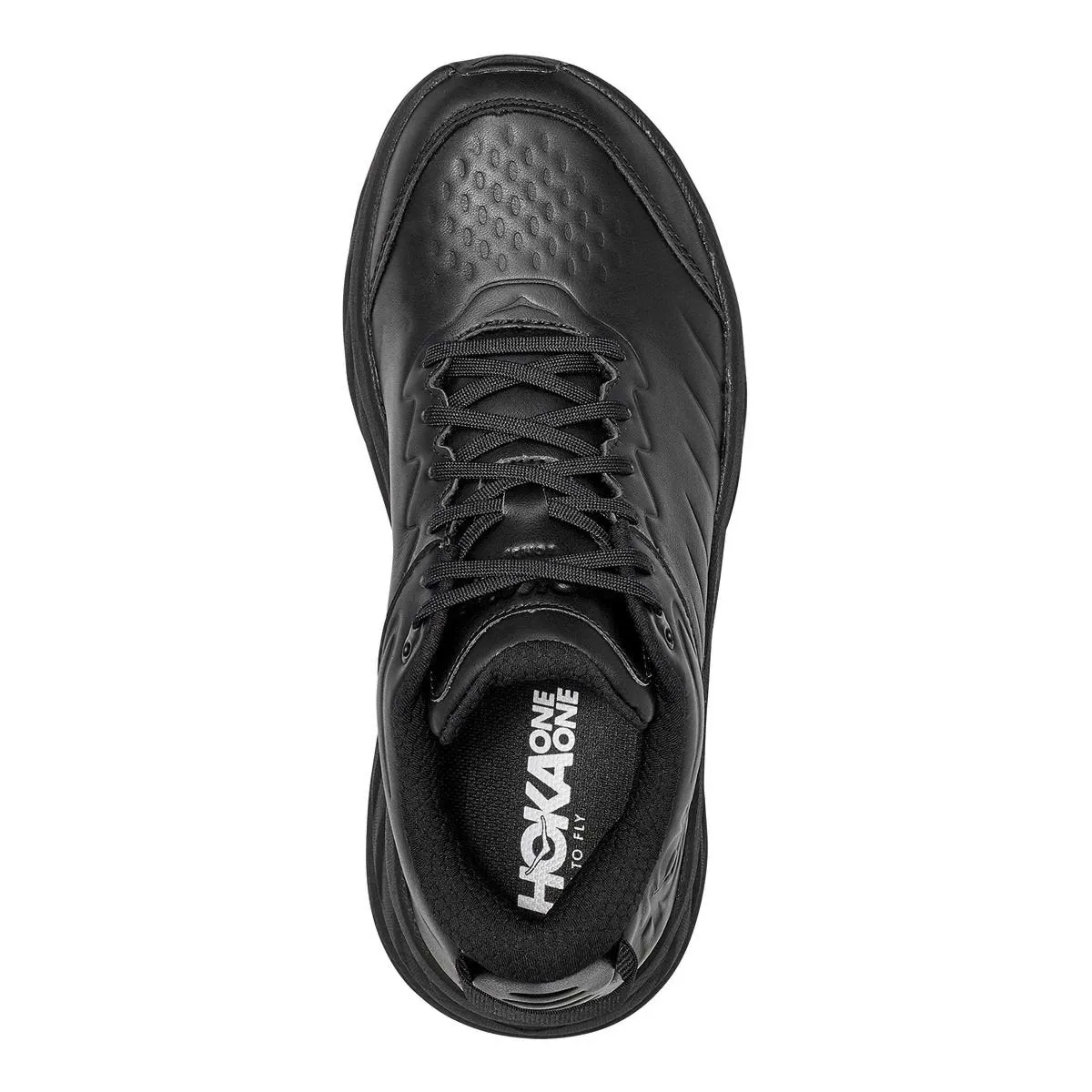 Hoka One One Herren Bondi SR Leder in Schwarz