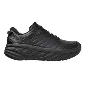 Hoka One One Herren Bondi SR Leder in Schwarz