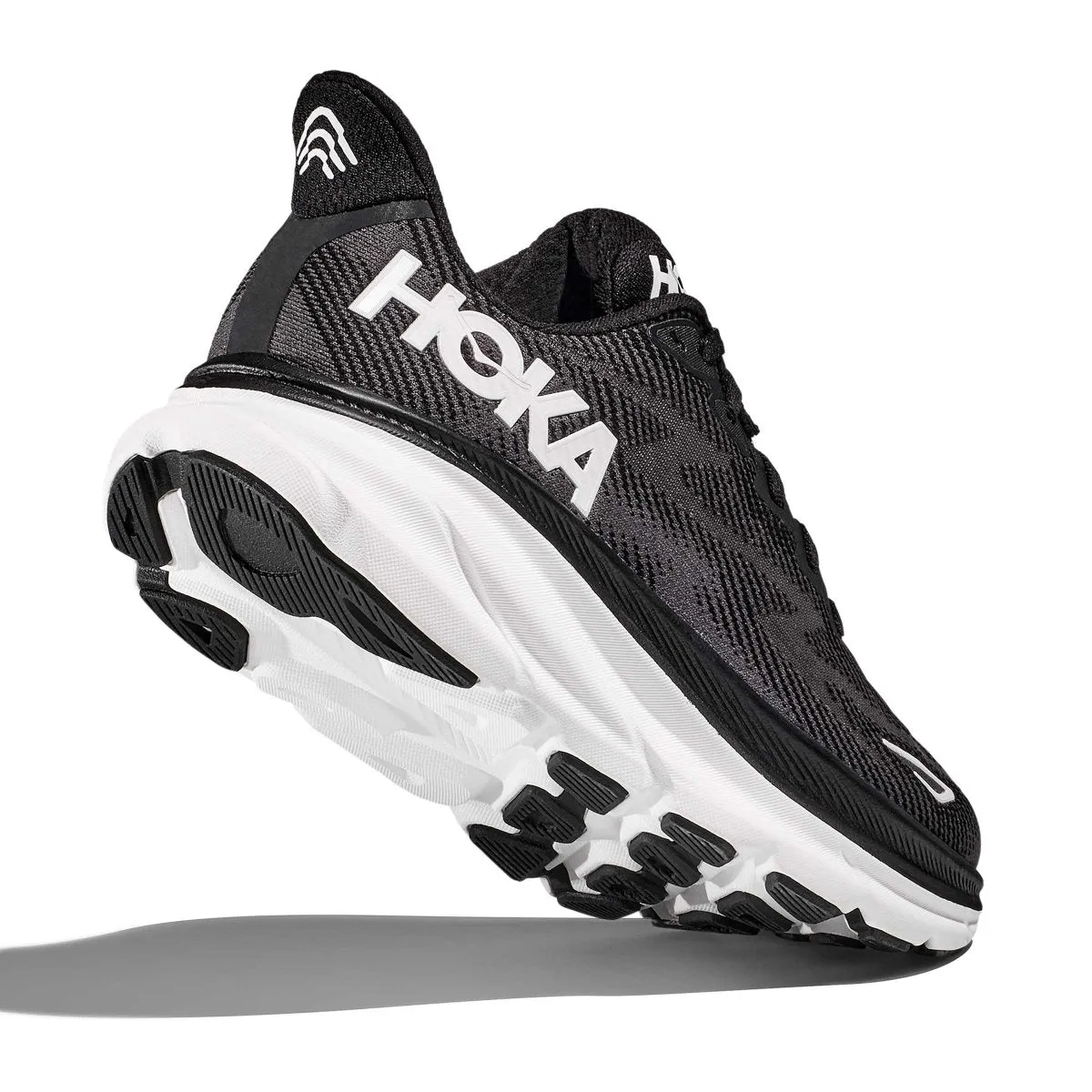 Hoka One One Herren Clifton 9 Schwarz/Weiß