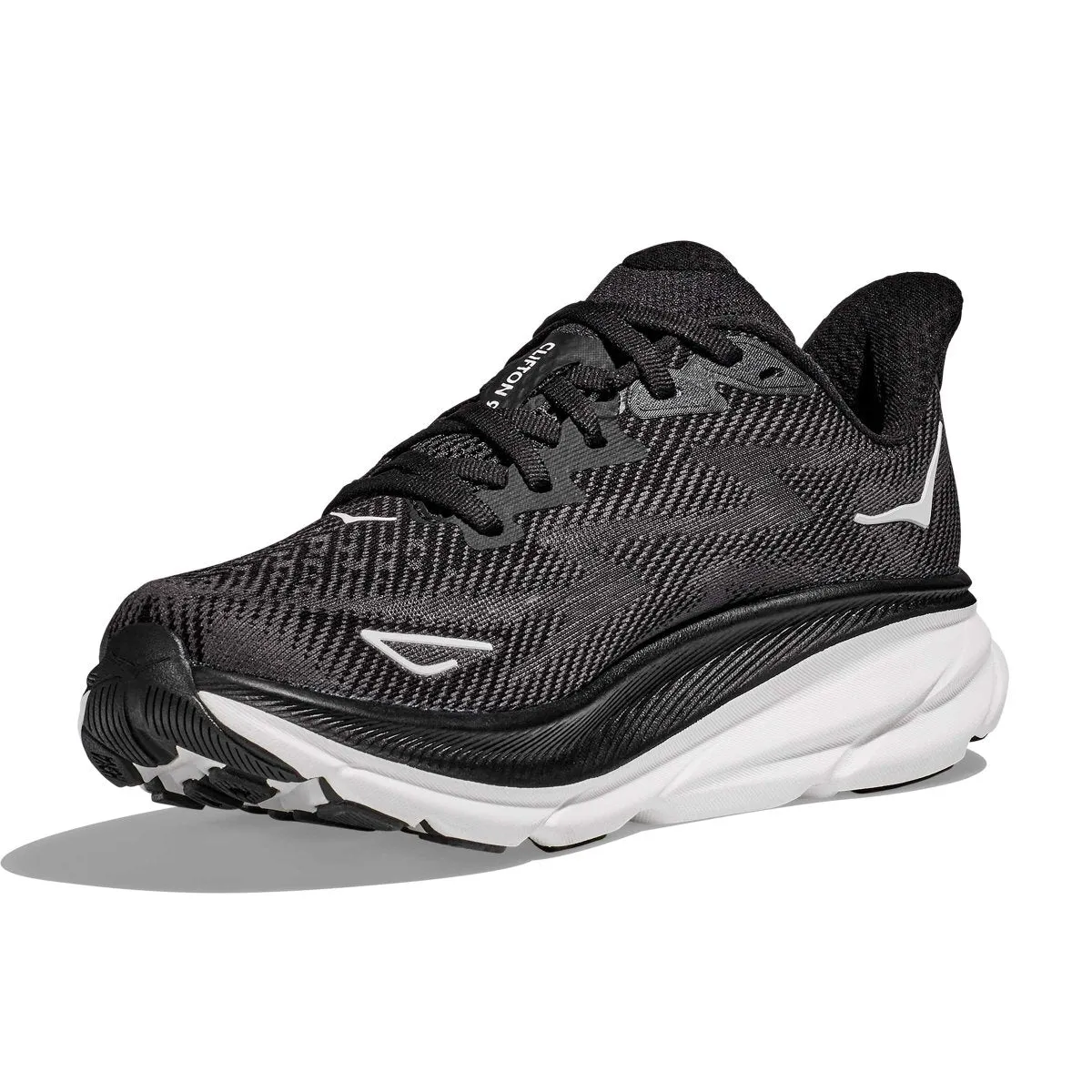 Hoka One One Herren Clifton 9 Schwarz/Weiß