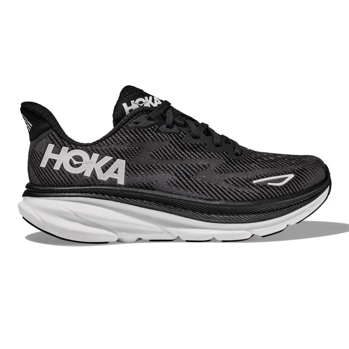 Hoka One One Herren Clifton 9 Schwarz/Weiß