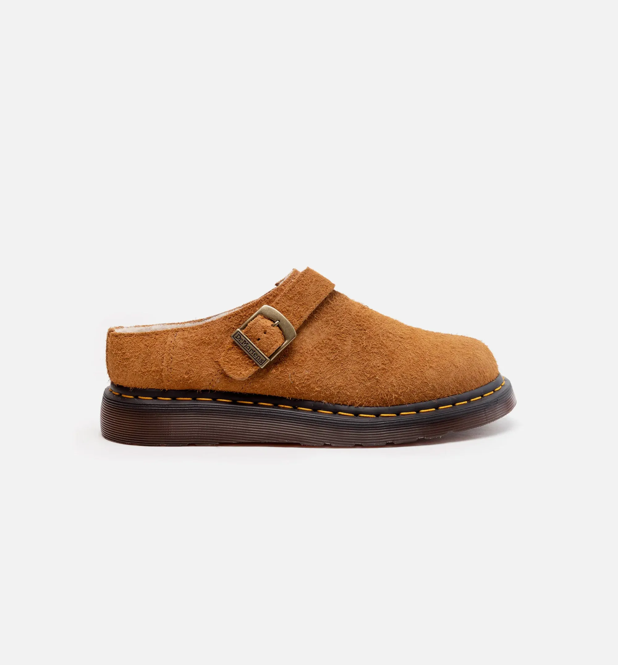 Isham Faux-Shearling gefütterter Wildleder-Slingback Herren Lifestyle-Schuh - Pekannussbraun