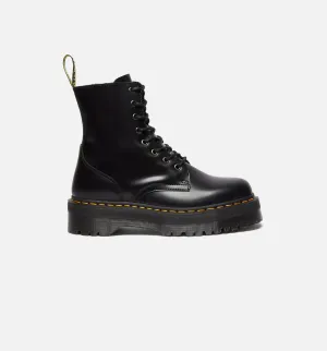 Jadon Hochglanz-Glattleder Herrenstiefel - Schwarz
