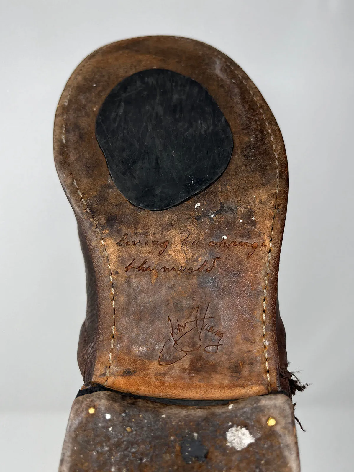 John Fluevog Größe W10/M8 Braune Vintage-Stiefel
