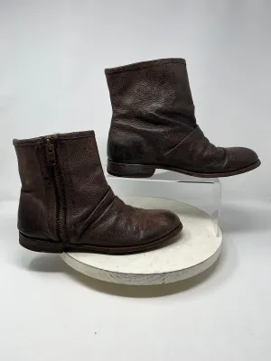 John Fluevog Größe W10/M8 Braune Vintage-Stiefel