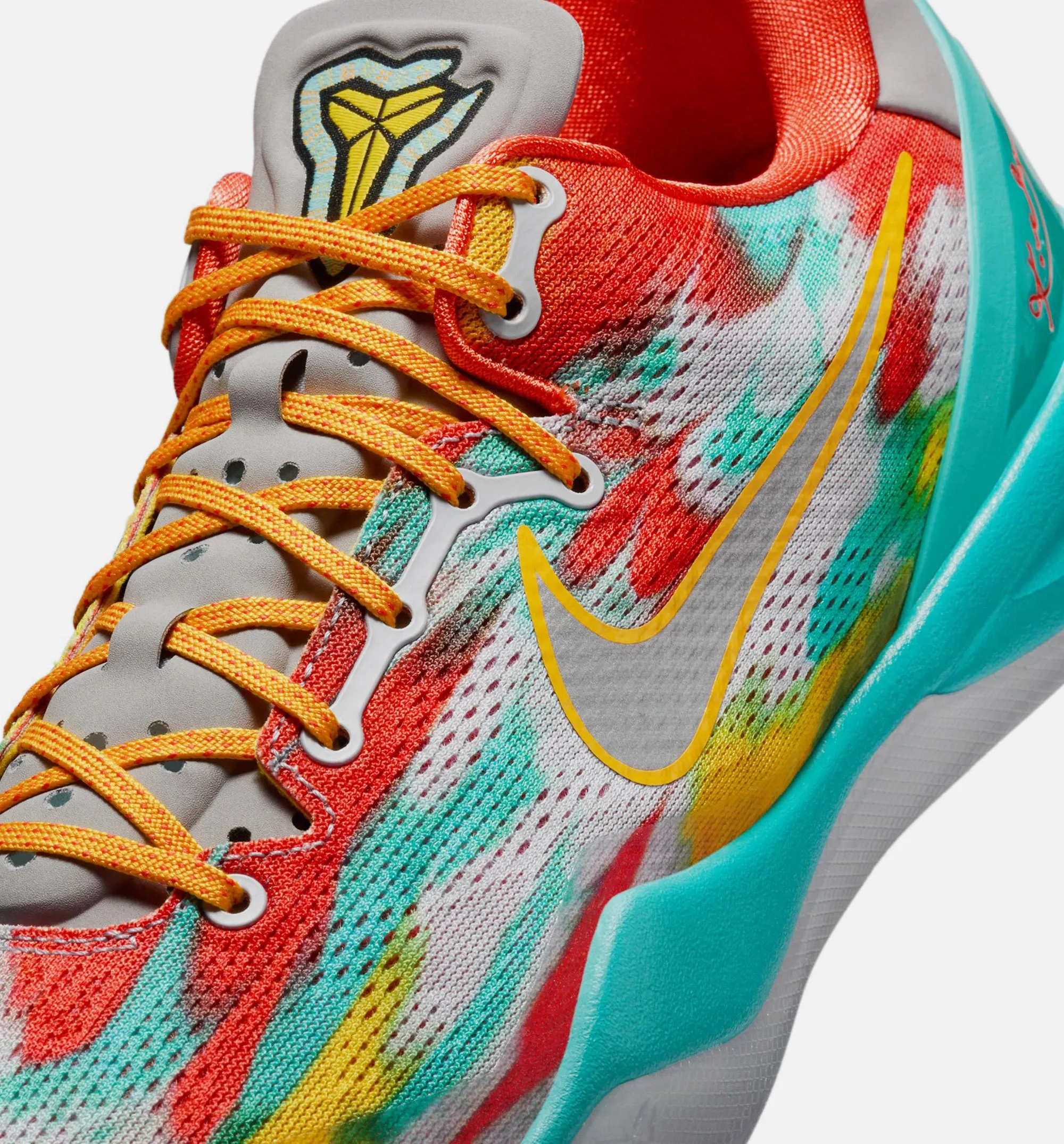 Kobe 8 Protro Venice Beach Herren Lifestyle-Schuh - Stadiongrau/Metallicsilber/Tourgelb, Limitierter Kauf: Ein Paar pro Kunde