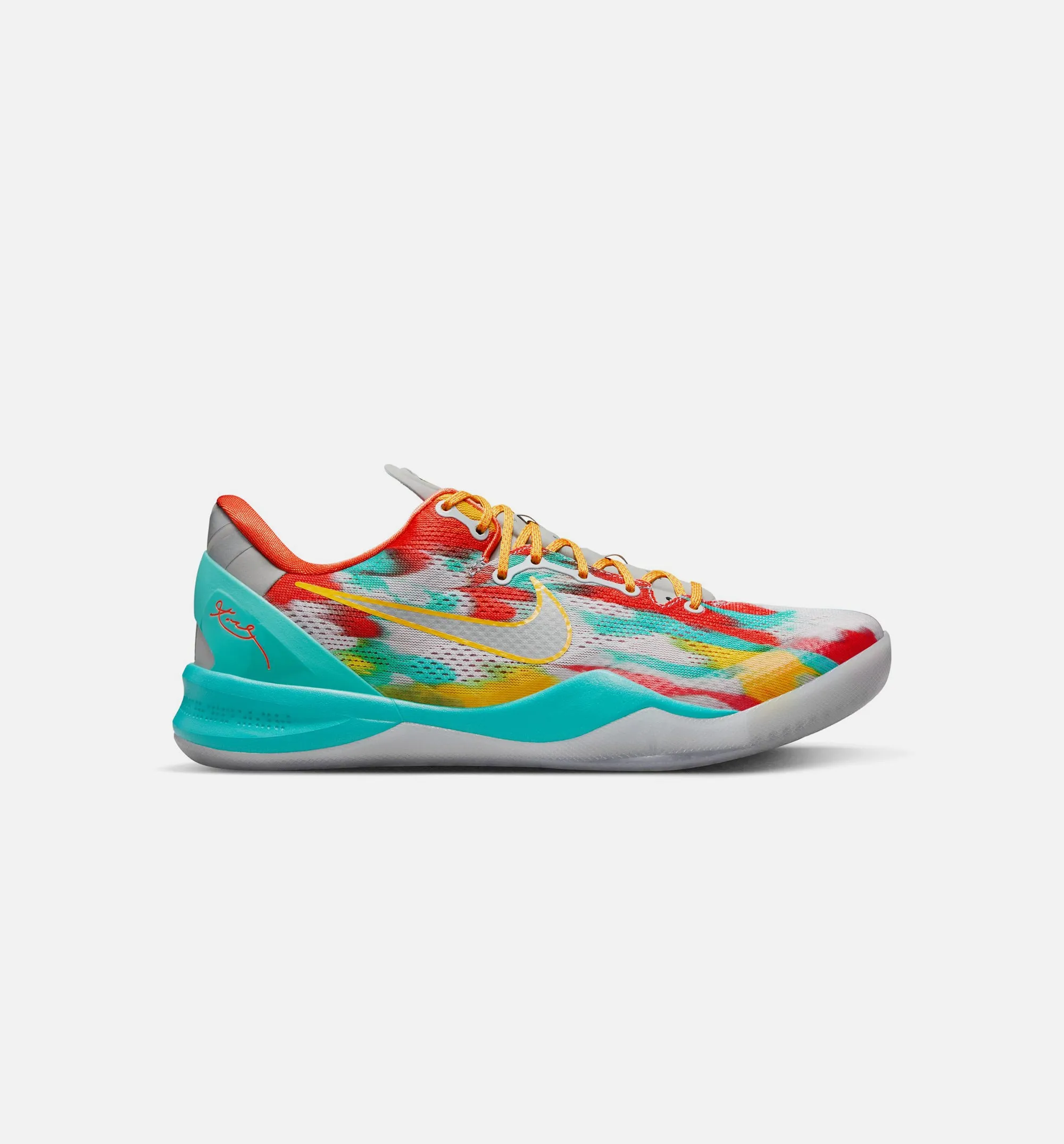 Kobe 8 Protro Venice Beach Herren Lifestyle-Schuh - Stadiongrau/Metallicsilber/Tourgelb, Limitierter Kauf: Ein Paar pro Kunde