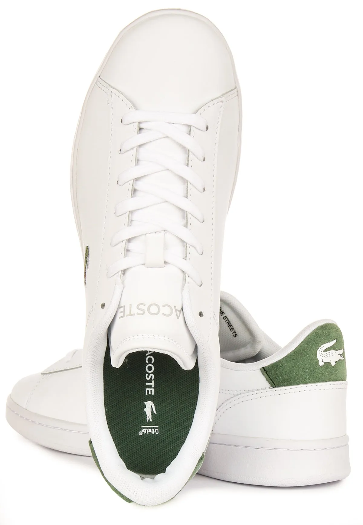 Lacoste Carnaby Set In Weiß Grün Für Herren Schuhe Lacoste