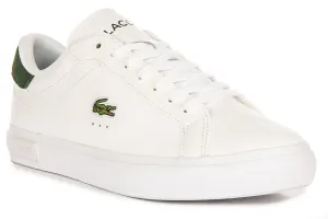 Lacoste Powercourt In Weiß Grün Für Herren Schuhe Lacoste